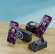 Блогер Подставка для телефона,динамик для караоке 2микрофа 3цвет Microphone speaker set AND K18-2 AndoptPof-3053 фото 4