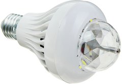Диско лампа (RD-7206), Диско лампочка, Лампочка для светомузыки, Лампа проектор вращающаяся разноцветная!
