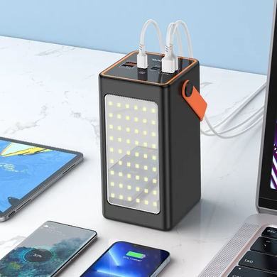 Повербанк HOCO J107 90000 mAh |1Type-C/4USB/Lightning/MicroUSB, QC/PD, 22.5W/5A| black DtopePof-J107 фото