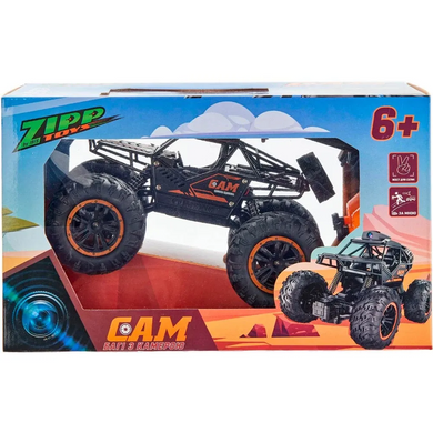 Радиоуправляемая игрушка ZIPP Toys Машинка CAM багги с камерой, черный YAAk-VENCAM10 фото