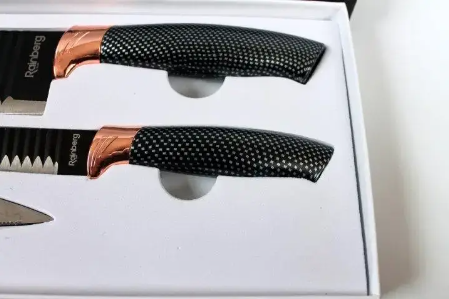 Набор кухонный ножей Rainberg RB-8803 3 в 1 из нержавеющей стали с керамическим покрытием RB-8803 фото