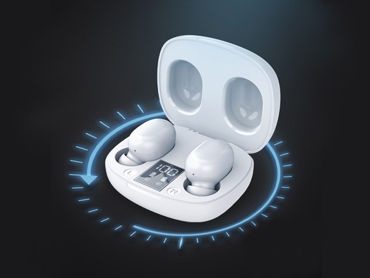 Гарнитура Double с кейсом Bluetooth YSON DOUBLE-TWS-T4 EUROmaX-7738 фото