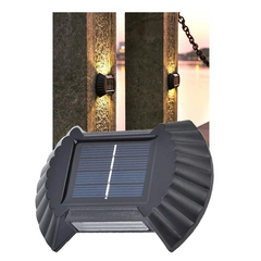Вуличний вологозахищений прожектор на стіну із сонячною панеллю JB-012 Чорний Розпродаж Uts-5512 JB-012 фото