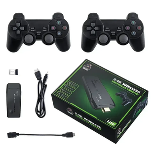 Компактна ігрова приставка HDMI Game Stick Lite M8 64 Gb 4K Ultra HD ANDoptPoof-2404 фото