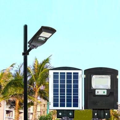 Уличный фонарь на столб UKC-7141 с солнечной панелью и датчиком движения 1VPP с пультом spar-7141 фото