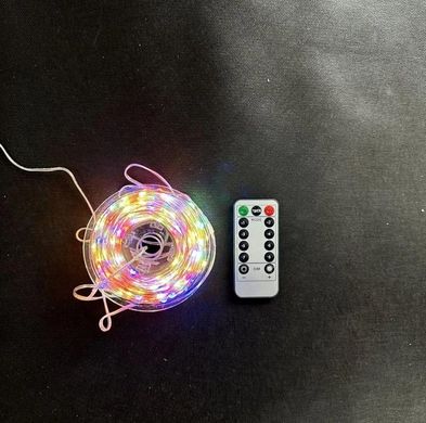 Світлодіодна гірлянда нитка крапля роси 500 LED 50 м від мережі 220В кольоровий Gerl-771177 фото