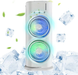 Вентилятор портативный +увлажнитель воздуха Mini-Fan (FS-04) (LED RGB, TYPE-C, Аккум. Автовращение) MeladPof-17132 фото 2