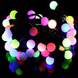 Гірлянда матова кулька 80LED 7м (флеш) RGB, Новорічна бахрама, Світлодіодна гірлянда, Вулична гірлянда OptDropPof-mu13831 фото 2