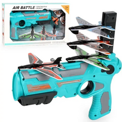 Детский игрушечный пистолет катапульта с самолетиками Air Battle