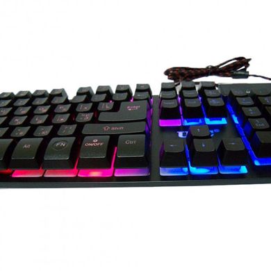 USB проводная компьютерная клавиатура ZYG 800 с подсветкой spar-3487 фото