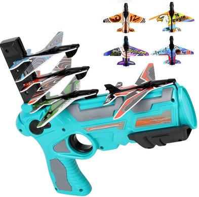 Детский игрушечный пистолет катапульта с самолетиками Air Battle yakaa-112320500000028 фото