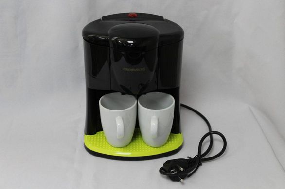 Кава-машина краплинна Crownberg CB-1560 кавоварка + 2 чашки 600Вт 145391 фото
