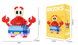 Конструктор фигурка 3D BRICKS Мистер Крабс (w-043) XoztovarPof-ZB-1628 фото 2