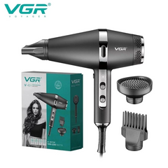 Профессиональный фен для волос с холодным и горячим воздухом и 3 насадками VGR V-451 Rainberg-V-451 фото