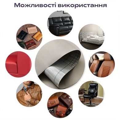 Самоклеющаяся экокожа в рулоне 1.37х1м х 0.5мм Светло-серый SW-00001373 DROPoffice-SW-00001373 фото