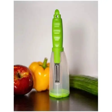 Нож кухонный для чистки овощей и фруктов с контейнером LY41 mel-58441 фото