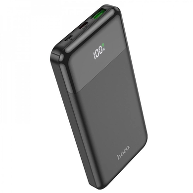 Павербанк повербанк із швидкою зарядкою HOCO J102 Cool figure PD20W+QC3.0 10000mAh |USB/Type-C| Чорний delta-21 фото