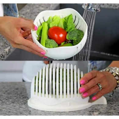 Универсальная овощерезка салатница Salad Cutter MATRIX-pr9696852 фото