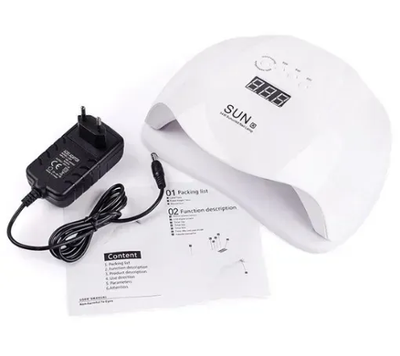 Лампа SUN X 54W White UV/LED для полимеризации OptDropPof-47811 фото