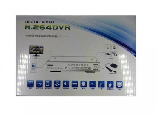 Регистратор для видеонаблюдения DVR JD-6104V 4ch spar-0943 фото