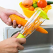Ніж кухонний для чищення овочів та фруктів з контейнером LY41 mel-58441 фото 7