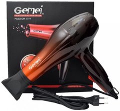 Фен для укладання волосся Gemei GM-1719 RB-1719 фото