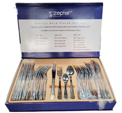 Набор столовых приборов из 24 предметов Zepter ZPT-1001 набор кухонных принадлежностей HG-ZP1001 фото
