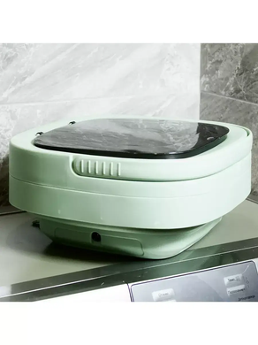 Портативна міні складана ультразвукова пральна машинка на 6 л X9B15-8 Пральна машина для нижньої білизни mel-X9B15-8 фото