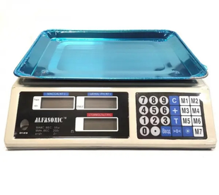 Весы торговые Alfasonic на 55 кг LambixPof-TS-802LCD фото