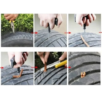 Комплект для ремонта бескамерных шин Tubeless tyre repair kit Matrix7kmPof-00009352 фото