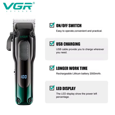 Машинка для стрижки VGR V-013 Matrix7kmPof-00010189 фото