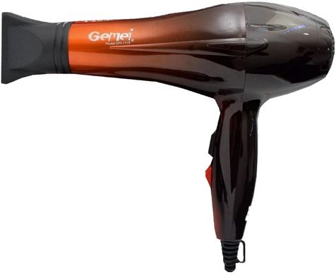 Фен для укладки волос Gemei GM-1719 RB-1719 фото