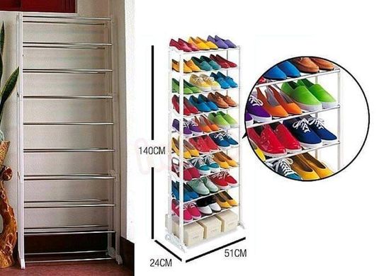 Містка Полиця для взуття Amagazin shoe rack на 30 пар!Органайзер для взуття!!! 5766789 фото