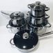 Универсальный набор кухонной посуды Rainberg RB-601 12 предметов набор кастрюль RB-601 фото 2