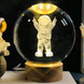 Декоративні 3D нічник кришталева куля "Астронавт" з led підсвічуванням GrantoptPof-9318 фото 1