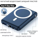 Павербанк 10000 mAh | Yiisonger KT-D011, 22.5W, MagSafe 18W, + 2 кабеля Type-C и IP, Синий Kmt5Pof-000083398 фото 2