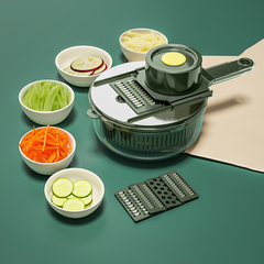 Багатофункціональна Кухонна овочерізка для нарізки овочів, овочерізка 9 в 1 Розпродаж Uts-5514 9V1 фото