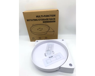 Угловая вращающаяся полка для ванной комнаты Multi Functional Rotational Tray GrantoptPof-8580 фото