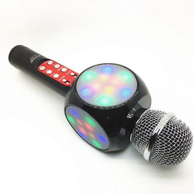 Безпровідний мікрофон караоке WS-1816 Original з функцією зміни тембру голосу 145651 фото
