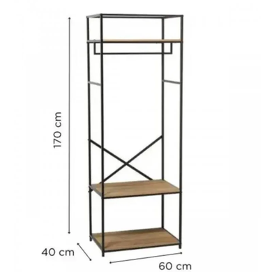 Підлогова вішалка-гардероб Loft System з полицями для одягу та взуття Venera7kmPof-SAM-015 фото