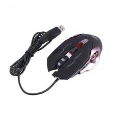 Проводная компьютерная игровая мышка с подсветкой Gaming Mouse X6 черный