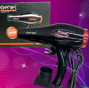 Фен для волос Gemei GM 1770 2200W 2 режима работы RB-1770 фото