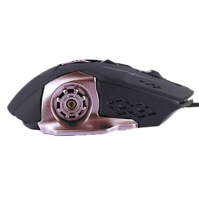 Проводная компьютерная игровая мышка с подсветкой Gaming Mouse X6 черный spar-4713-40 фото