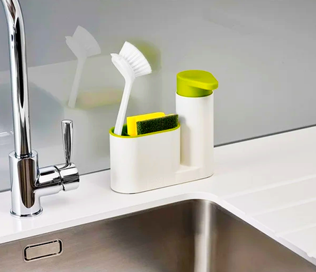 Органайзер для раковины на 2 секции с дозатором для мыла Sink tidy sey LambixPof-ST-664 фото