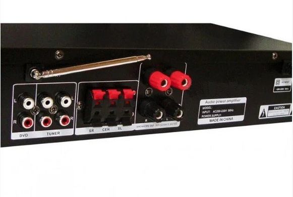Підсилювач звуку AMP 106 BT UKC з функцією Bluetooth 200 W spar-1051 фото