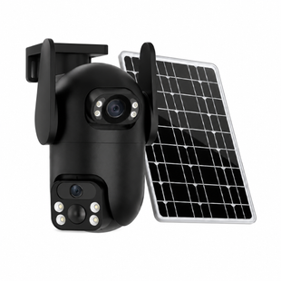 Камера видеонаблюдения с солнечной панелью AND VQ05-4G solar camepa app380 / Камера уличная 6.0 Мп OptDropPof-2054588 фото