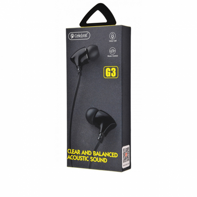 Навушники з мікрофоном Celebrat G3 Aux spar-7098 фото