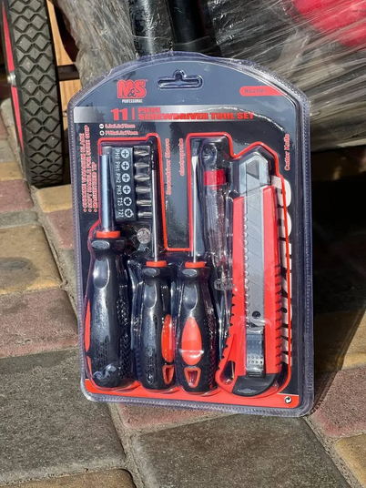 Набір викруток 11 в 1 Screwdriver & Utility Knife Set 448 AND