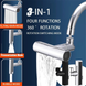 НАСАДКА -Смеситель для кухни с водопадом,поворотный барботер SHOWER HEAD AND527 AndoptPof-2873 фото 2
