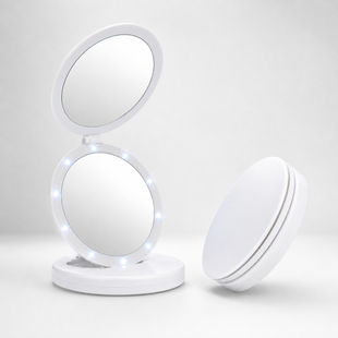 Дзеркало з LED підсвічуванням Large LED Mirror (складне, 5X) PofMEL-14849 фото